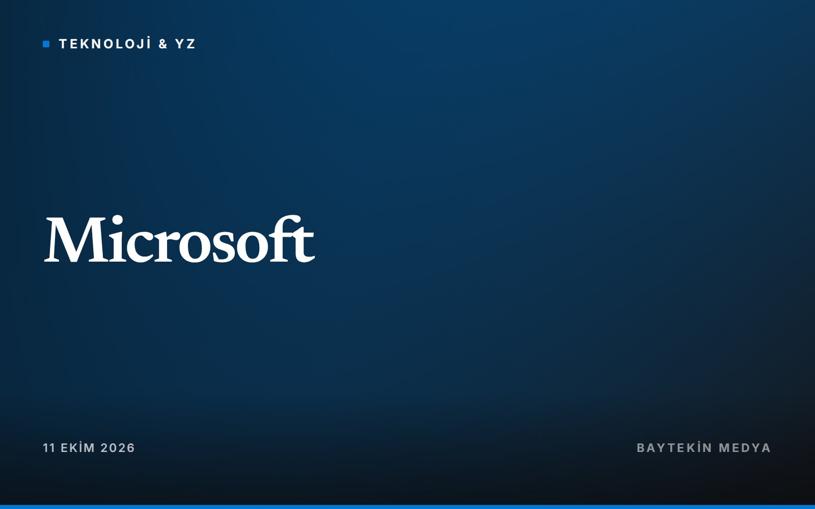 Microsoft — Microsoft CEO'su Nadella yapay zekâ modellerine acil fren çağrısı yaptı