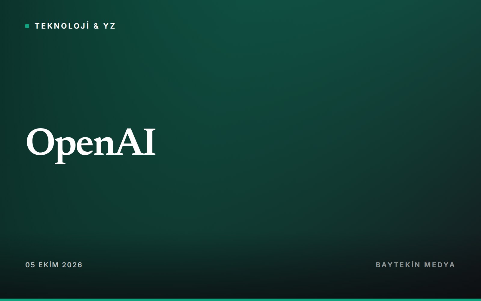 OpenAI — OpenAI AB'de ChatGPT metinlerine görünmez filigran ekleyecek